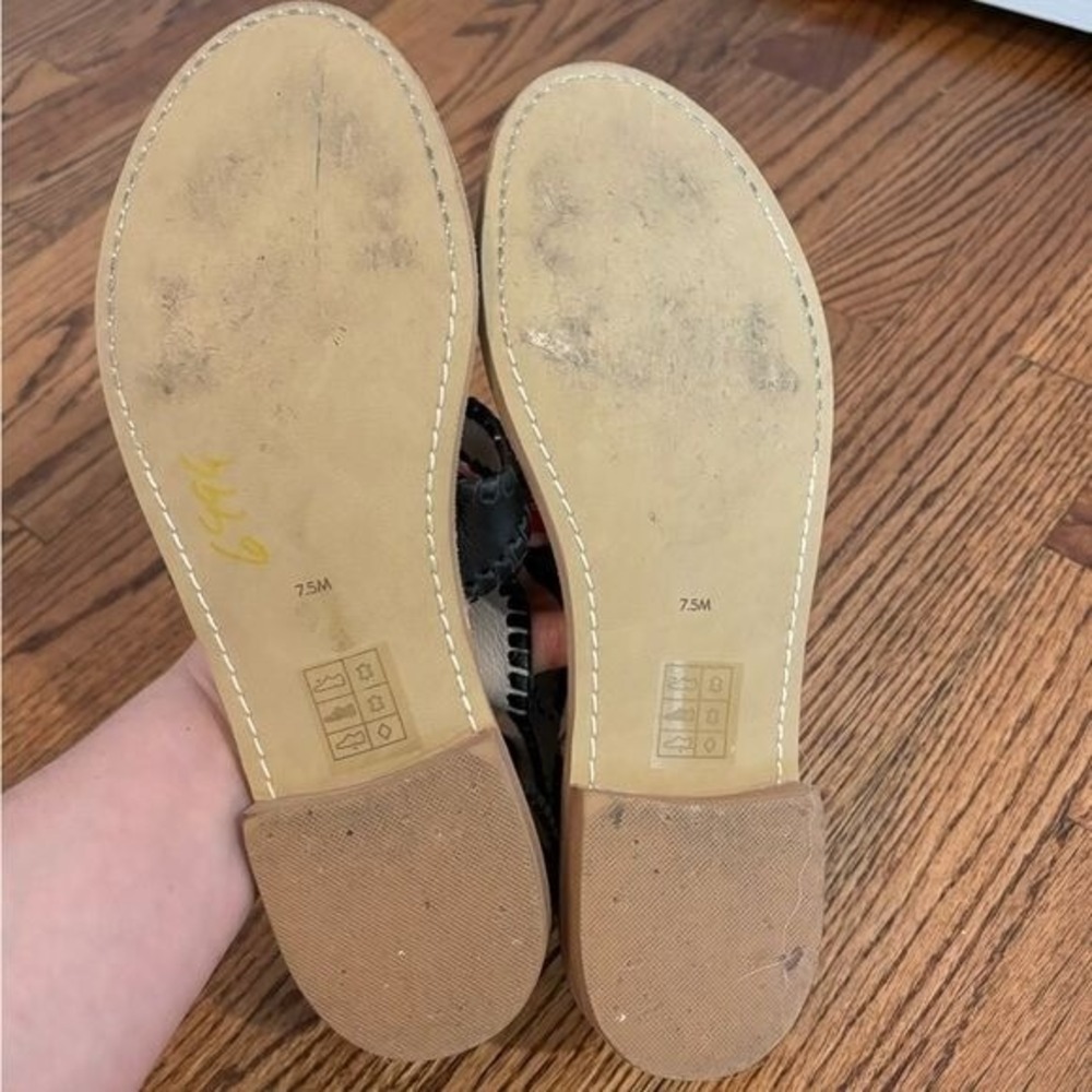 Jack Rogers | Jackie Gladiator Flat Sandals Zip Sz 7.5 - Picture 2 of 6